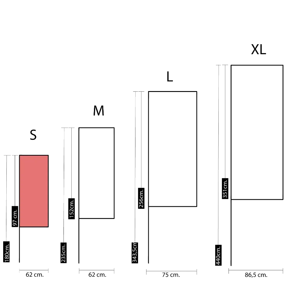 BANDIERE BEACH RETTANGOLARI