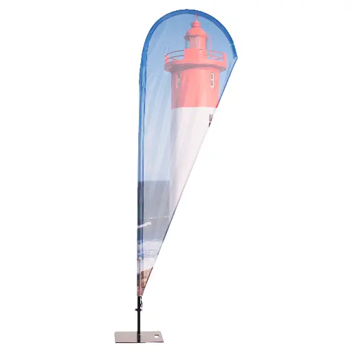 BANDIERE BEACH IN ALLUMINIO GOCCIA